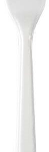 Fourchette plastique standard blanc 18 cm (50)