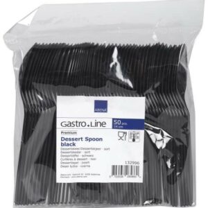 Cuillere à café luxe noire 14cm (50)