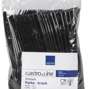 Fourchette luxe noir 18cm (50)