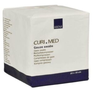 Curi-med compresses gaze 10x10 cm 17fils (100)
