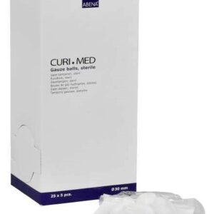 Curi-med boules gaze stériles diam.3cm 17fils 5u/sac (125)