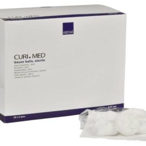 Curi-med boules gaze stériles diam.5cm 17fils 5u/sac (125)