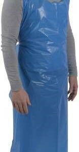 Tablier ldpe bleu en sachet (100)