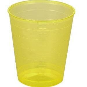 Gobelets medicaments jaunes 30ml (75)