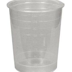 Verre gradué plastique 22,5 cl (25)