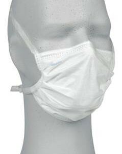 Masque très haute filtration lanières 3 plis blanc (50)