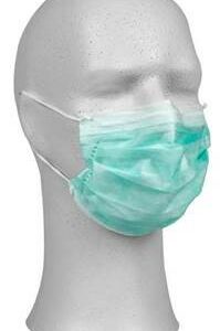 Masque très haute filtration élastiques 3 plis bleu (50)