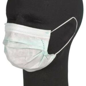 Masque très haute filtration élastiques 3 plis vert (50)