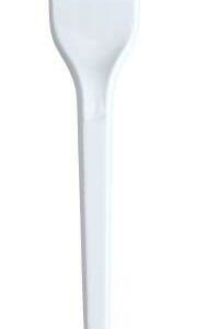 Fourchette économique blanc 16,5 cm (100)