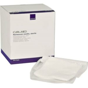 Curi-med compresses non-tissées stériles 10x10 cm 30g 5u/sac (125)