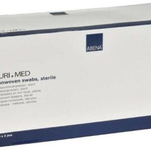 Curi-med compresses non-tissées stériles 10x20 cm 30g 2u/sac (100)